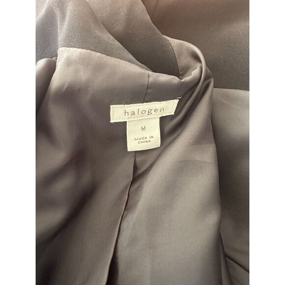 HALOGEN Black Office Three Button Blazer Size Medium - Picture 5 of 6